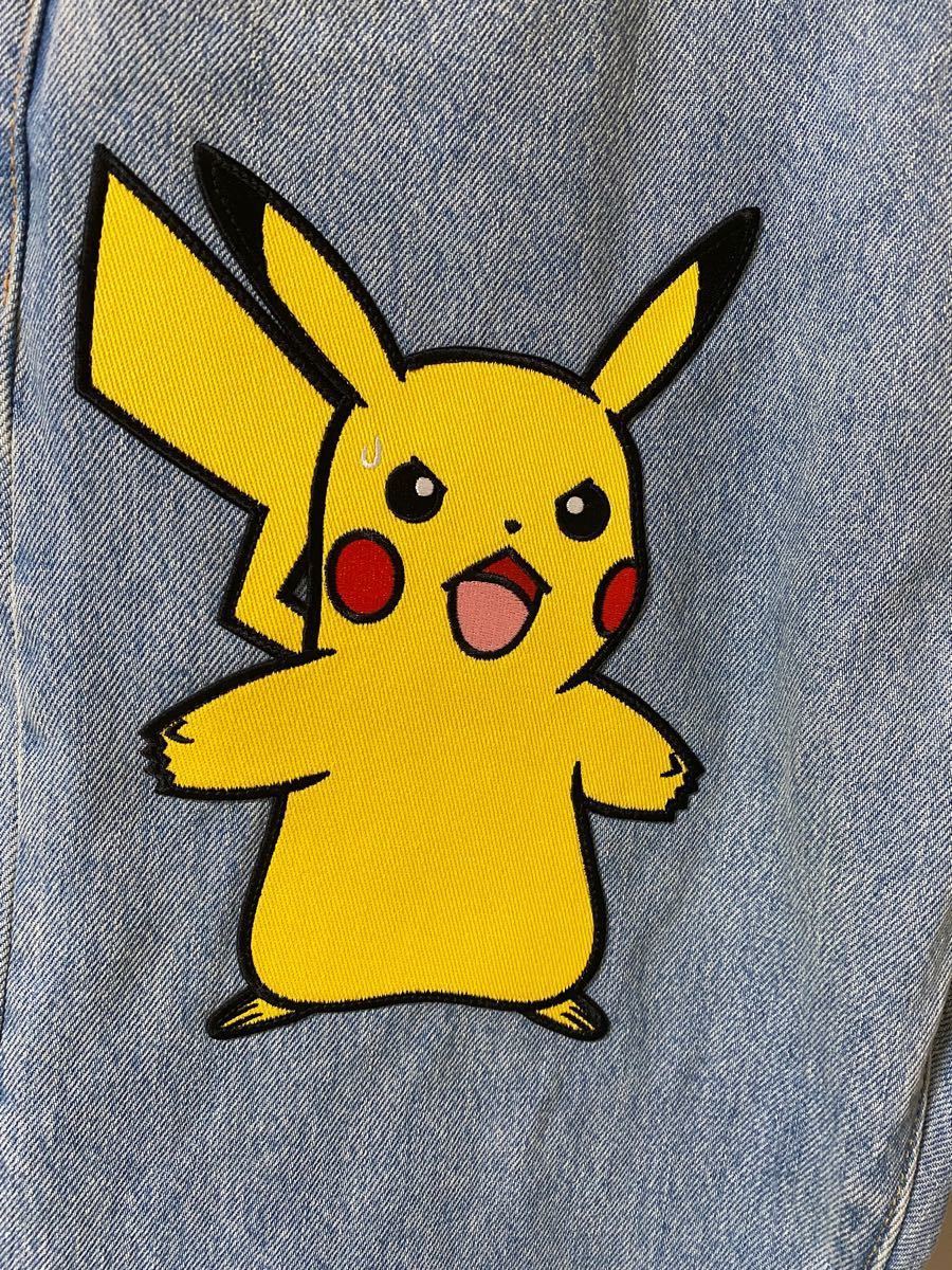 ポケモン ピカチュウ リーバイス 25周年コラボ デニム ジーンズ ポケモン ピカチュウ リーバイス 25周年コラボ デニム ジーンズ