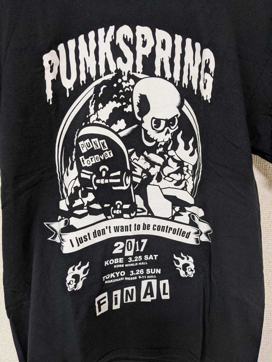 パンクスプリング　2017　ファイナル　記念Tシャツ　Tee　Ｍサイズ　PUNKSPRING　パンスプ　_画像2