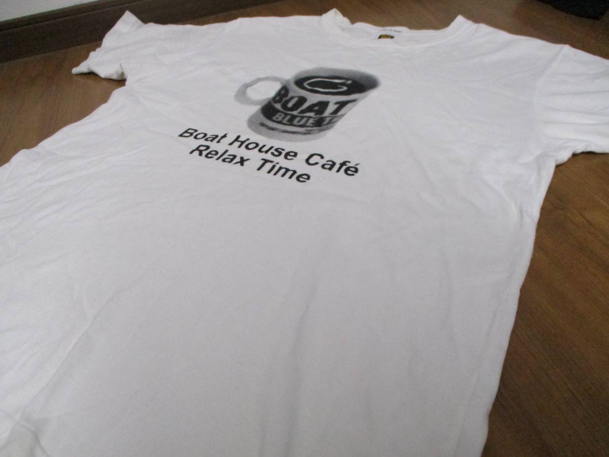  сделано в Японии BOAT HOUSE лодка house 30 годовщина лодка house Cafe relax время футболка 