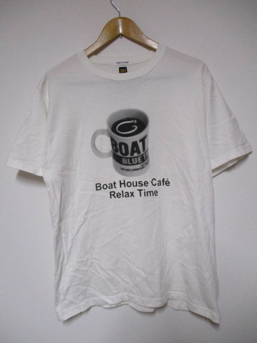  сделано в Японии BOAT HOUSE лодка house 30 годовщина лодка house Cafe relax время футболка 
