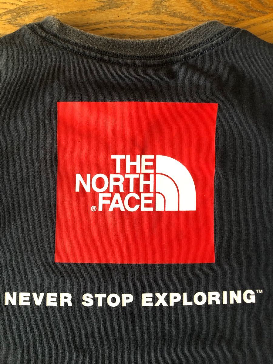Tシャツ 半袖 ノースフェイス THE NORTH FACE スクエアロゴティー 100cm NTJ81827
