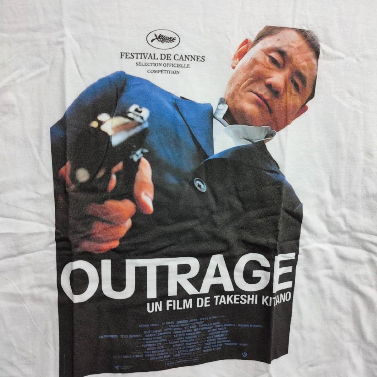 送料無料 「アウトレイジ(OUTRAGE)」海外版 Tシャツa 北野武