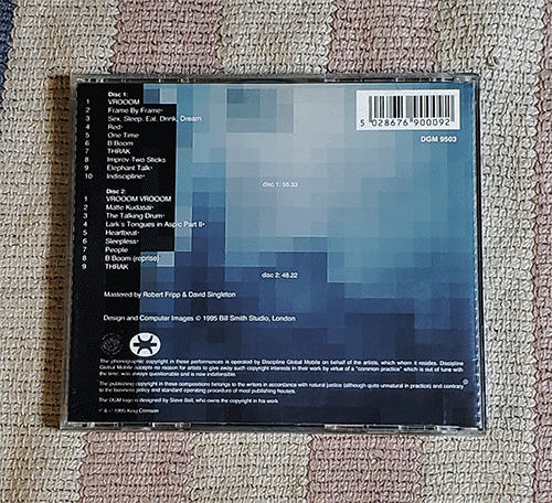 CD　B'boom　Official Bootleg Livein Argentina　キング・クリムゾン　King Crimson　2枚組　ディスク良好　割引特典あり_画像2