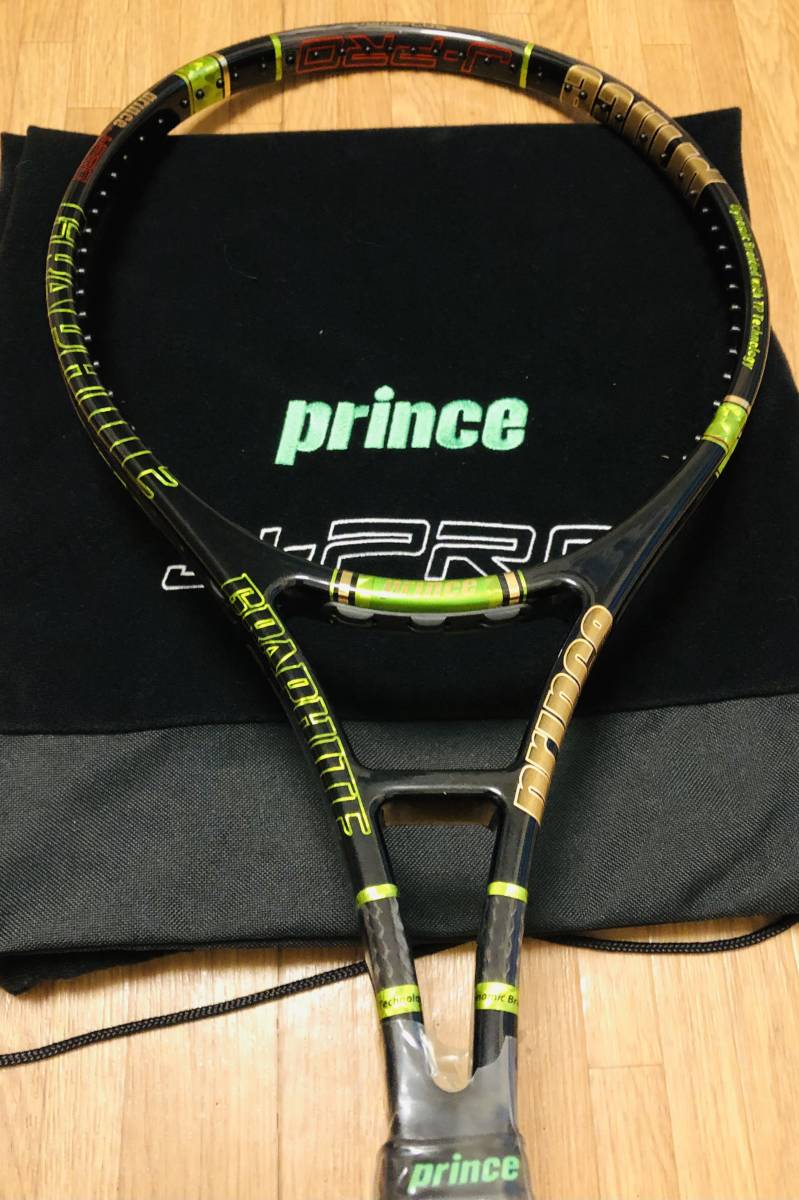 送料無料　未使用品　Prince J-Pro Graphite mid plus プリンス　 J-Pro グラファイト ミッドプラス　100sq　315ｇ　16×18_画像3