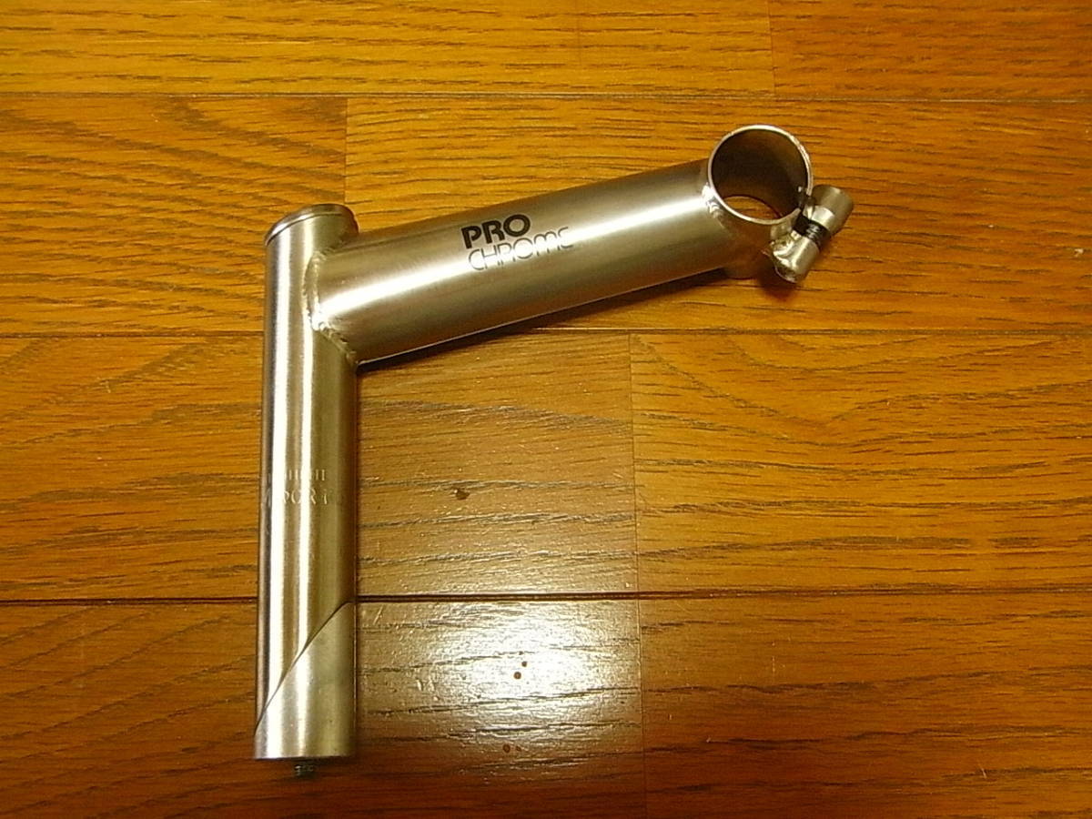 レア 90's 3ttt PRO CHROME プロクローム クロモリ スレッドステム OS 125mm OLD MTB BLUE LUG YETI FUNK SCOTT