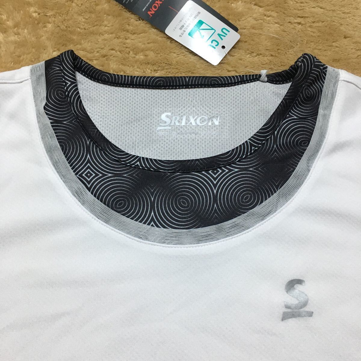 【送料無料】スリクソン（SRIXON）ゲームシャツ Mサイズ 新品 SDP-1622Wホワイト_画像2