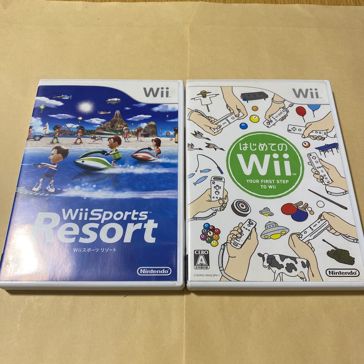 Wiiスポーツリゾートと はじめてのWii