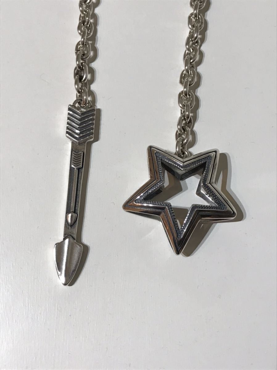 極美品★CODY SANDERSON コディサンダーソン★EXTRA LARGE HOLLOW STAR CHAIN  エクストララージホロースターチェーンシルバーネックレス