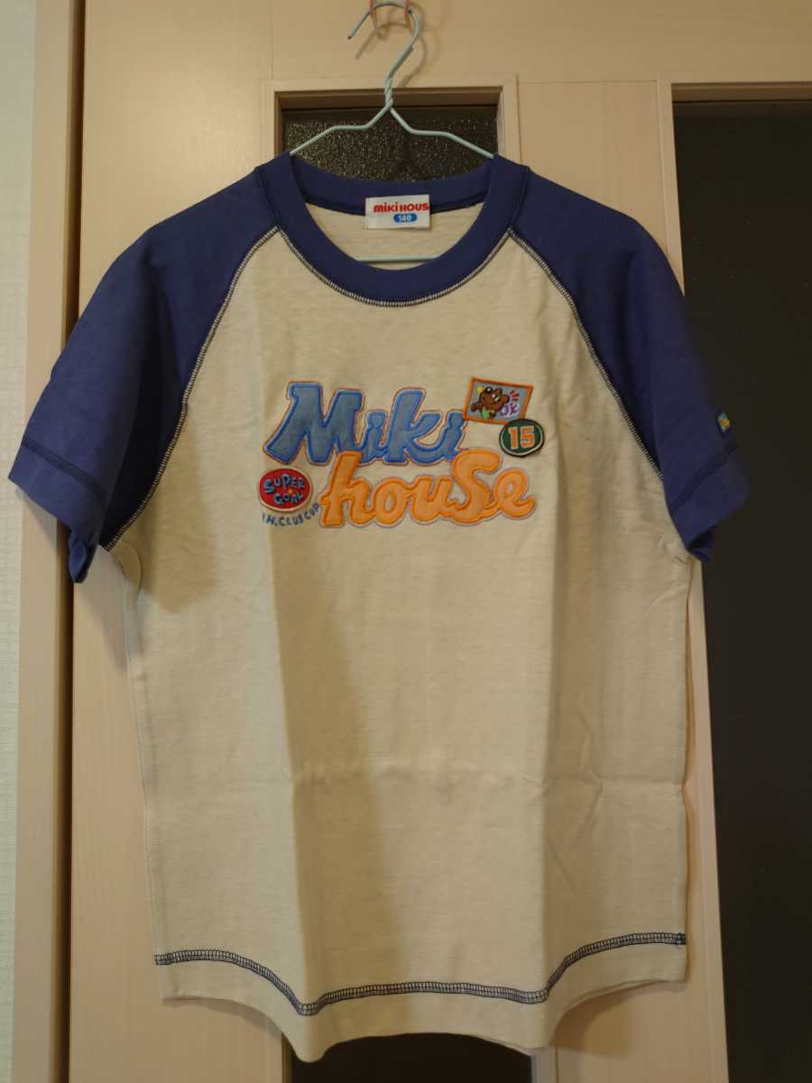 新品*未使用★ミキハウスMIKI HOUSE★半袖Tシャツ★半袖シャツ★140㎝★オールドミキハウス検索ダブルB*ホットビスケッツ★カットソー★_画像1