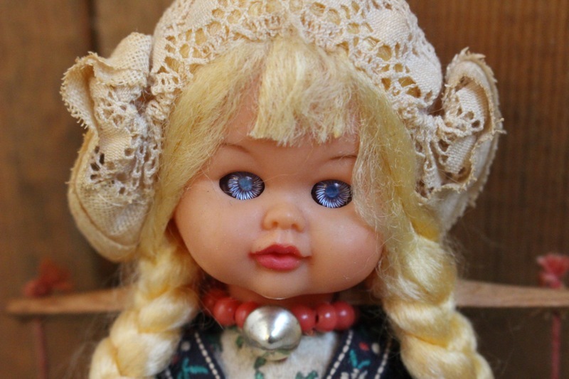 オランダ製 Genuine ROZETTA Dolls スリープアイ 西洋人形 Vintage 約22cm ロゼッタ ドール_画像3