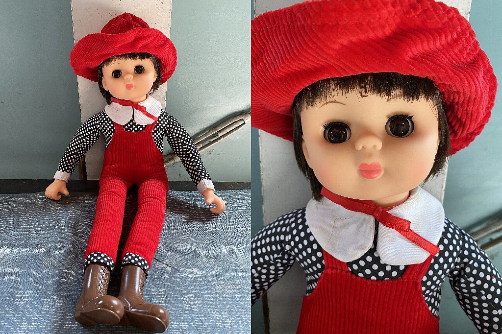 ヤフオク! - 昭和レトロ 足長ドール スリープアイ人形 ヴィンテージドー...
