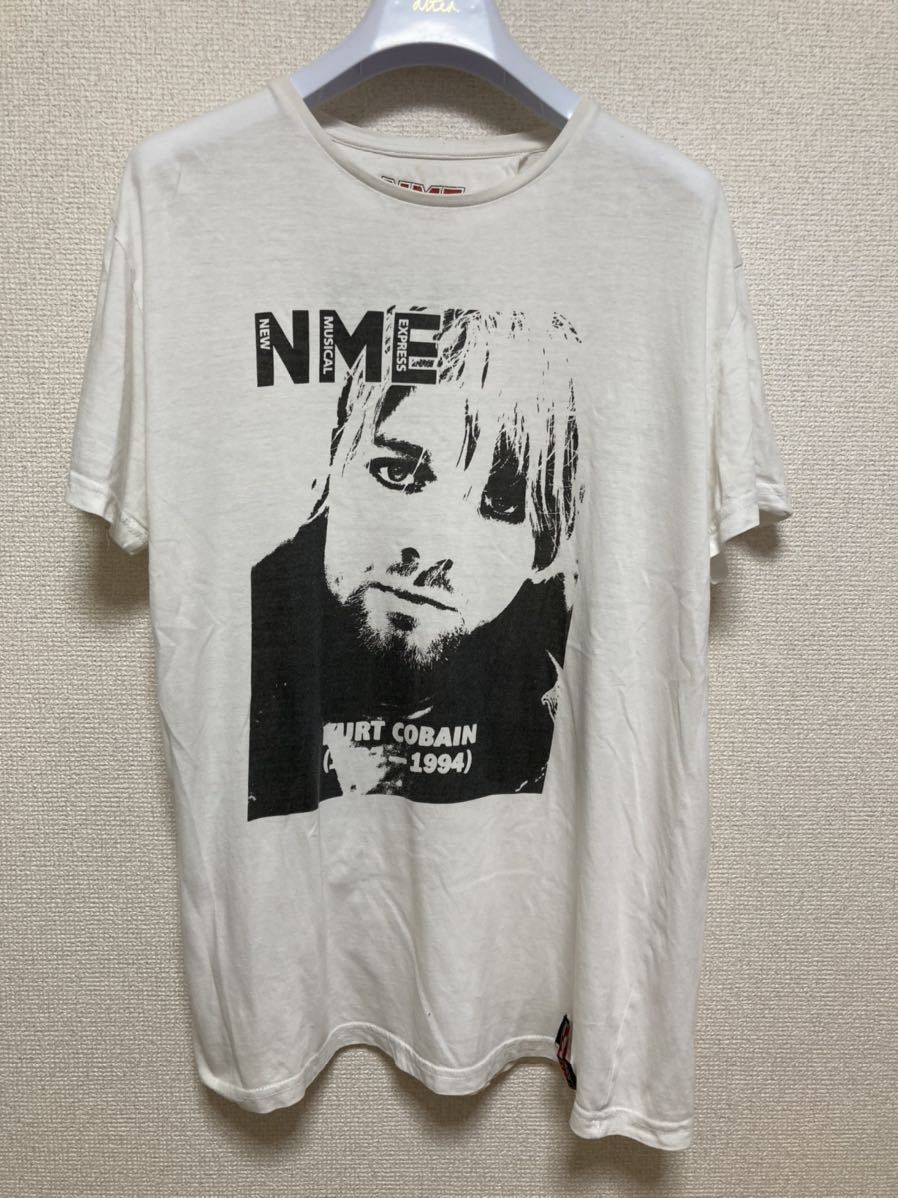 最前線の USA古着 NME kurt cobain Tシャツ 半袖Tシャツ ロックTシャツ /NEW MUSICAL EXPRESS KURT COBAIN NIRVANA カートコバーン ニルヴァーナ L その他