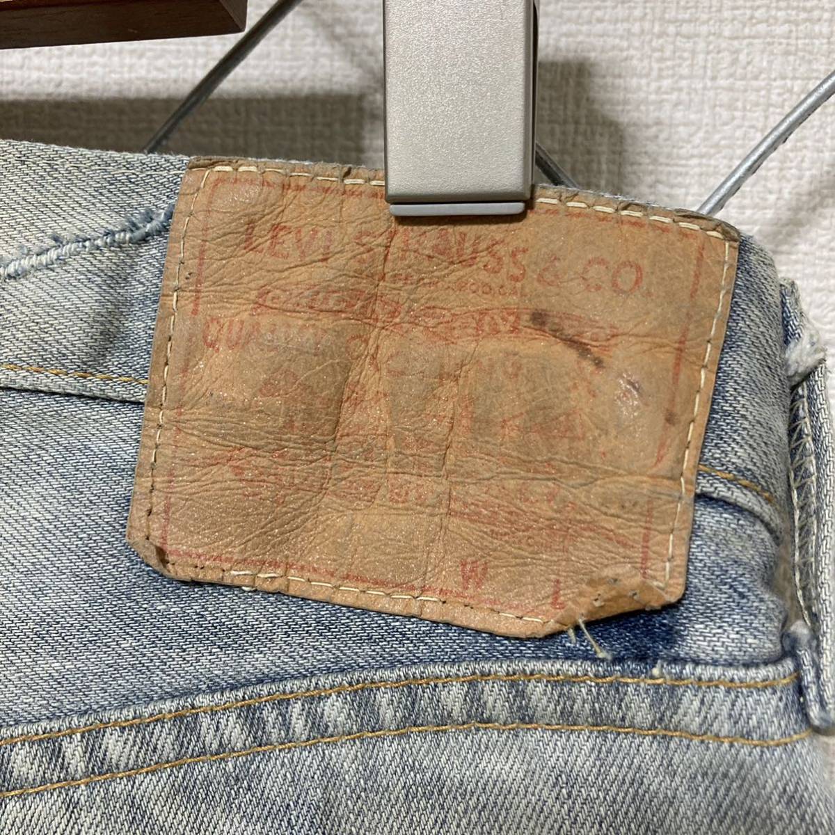 Levi's 501XX リーバイス LVC 66501 日本製 復刻 VINTAGE加工 デニムパンツ ジーンズ 31_画像7