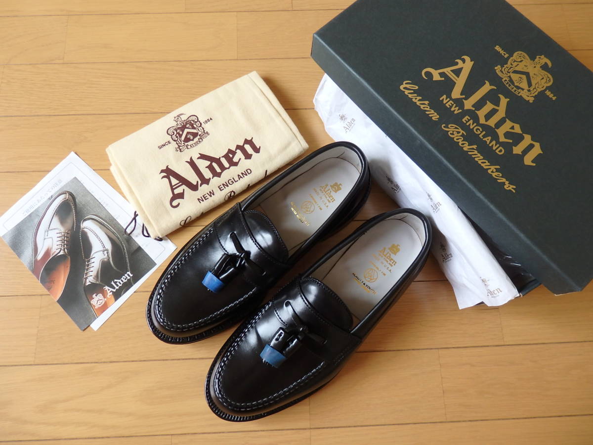 ☆新品！ オールデン ALDEN タッセルローファー ブラックコードバン N6217 9D☆ _人気のオールデンです。