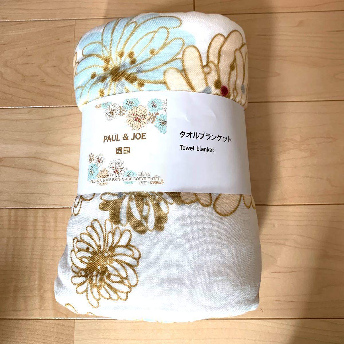Paypayフリマ ユニクロ ポール ジョー 白 タオルブランケット 花柄 タオル ブランケット オフホワイト お昼寝 Paypayフリマ ユニクロ ポール ジョー 白 タオルブランケット 花柄 タオル ブランケット オフホワイト お昼寝