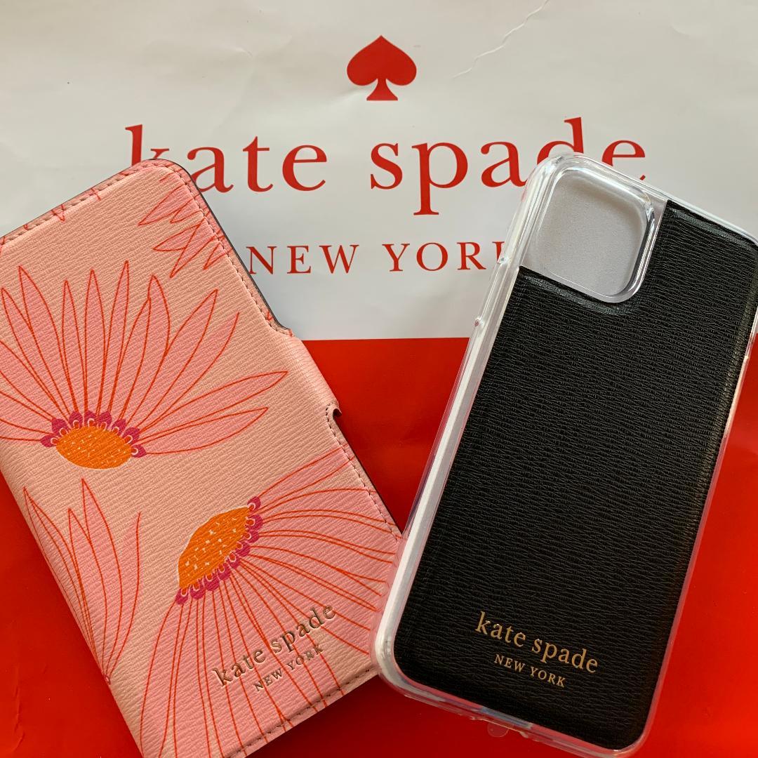◇ケイトスペード/便利!手帳型と単品!/大きなデイジー花が可愛い