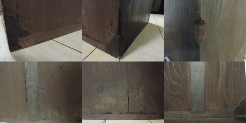 2022即納 ヤフオク! - 明治期 欅無垢 蝶覆輪金具 時代箪笥 小ぶりな2段... 超激得国産