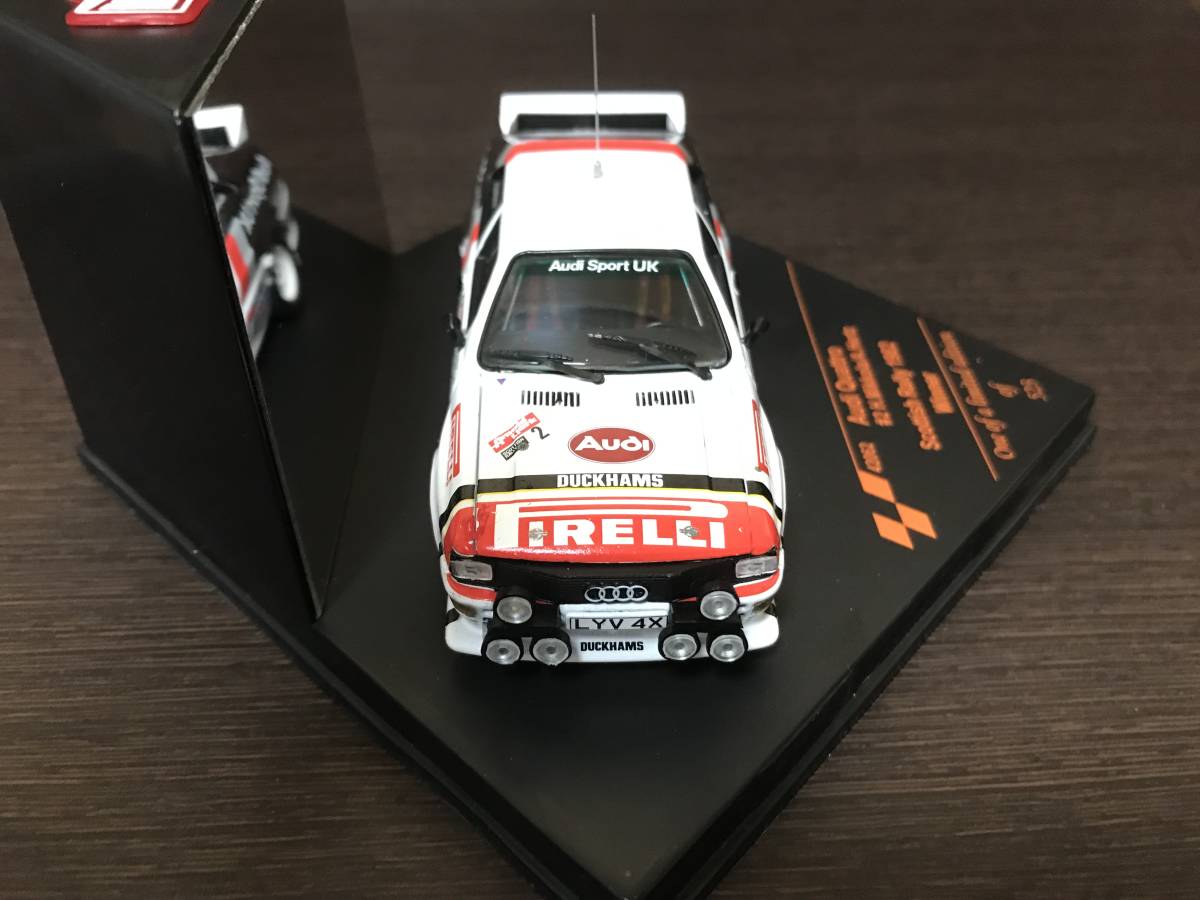 1/43 VITESSE アウディ・クワトロ #2 H.ミッコラ組 RACラリー優勝 1982