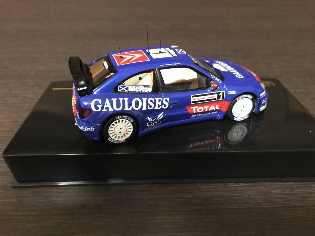 1/43 IXO 【GAULOISES】 シトロエン・クサラ WRC #1 C.マクレー組 ラリー・ターキー 2006_画像4