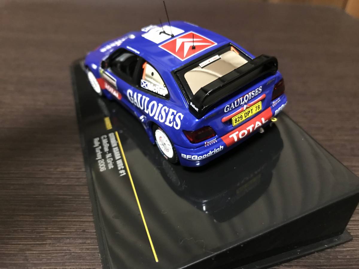 1/43 IXO 【GAULOISES】 シトロエン・クサラ WRC #1 C.マクレー組 ラリー・ターキー 2006_画像3