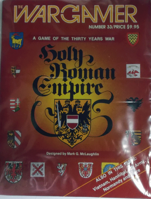 THE WARGAMER NO.33 HOLY ROMAN EMPIRE，THE THIRTY YEARS WAR/駒未切断/日本語訳無し