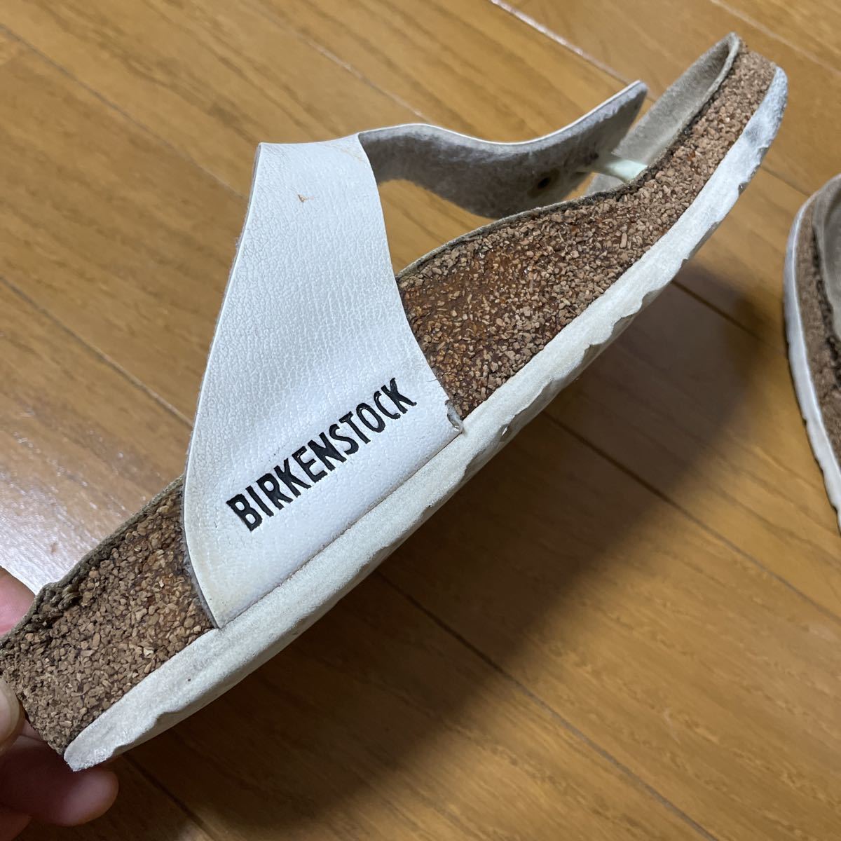 BIRKENSTOCK ビルケンシュトック ギゼ 36 22.5～23 ホワイト サンダル_画像2