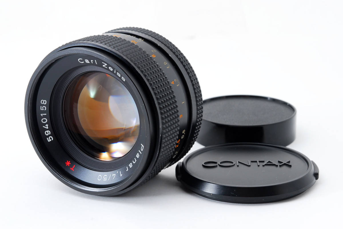 ☆美品☆ CONTAX コンタックス Carl Zeiss Planar T* 50mm F1.4 AEJ
