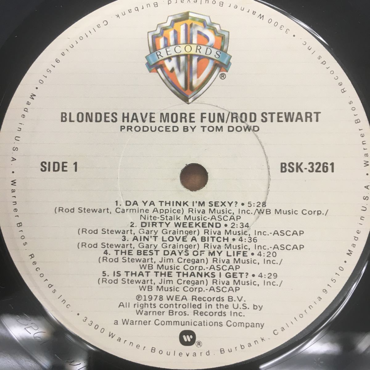 見開きLP ROD STEWART / Blondes Have More Fun / BSK-3261 / ロッド・スチュワート / 5枚以上で送料無料_画像2