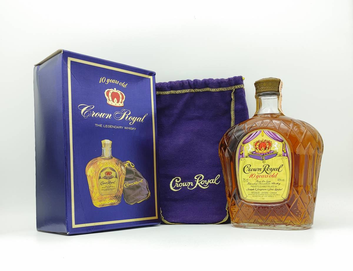 特級 Crown Royal 10years old Fine De Luxe Canadian Whisky 40度