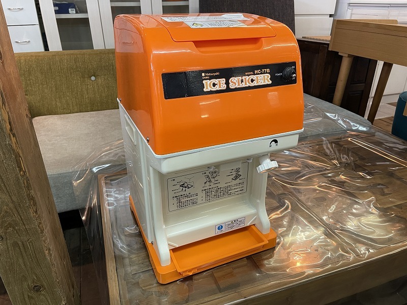 初雪 電動式キューブアイススライサー HC-77B かき氷機 業務用 | www