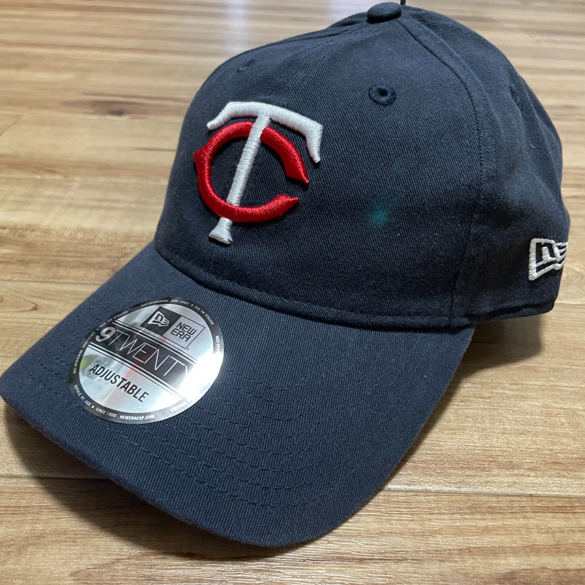 NEWERA 【9Twenty】 ニューエラ ストラップバックキャップ 帽子 MLB ミネソタ ツインズ Twins サイズ調節可能 USA正規品 ネイビー 紺 Home