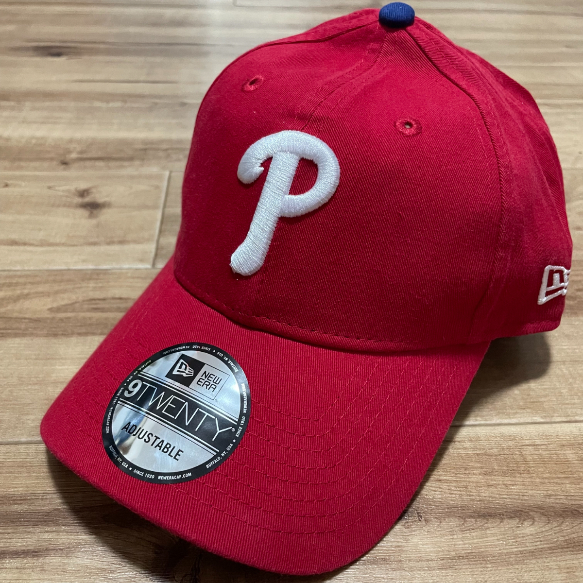 NEWERA 【9Twenty】 ニューエラ ストラップバックキャップ 帽子 phillies / フィラデルフィア・フィリーズ サイズ調節可能 USA正規品 赤