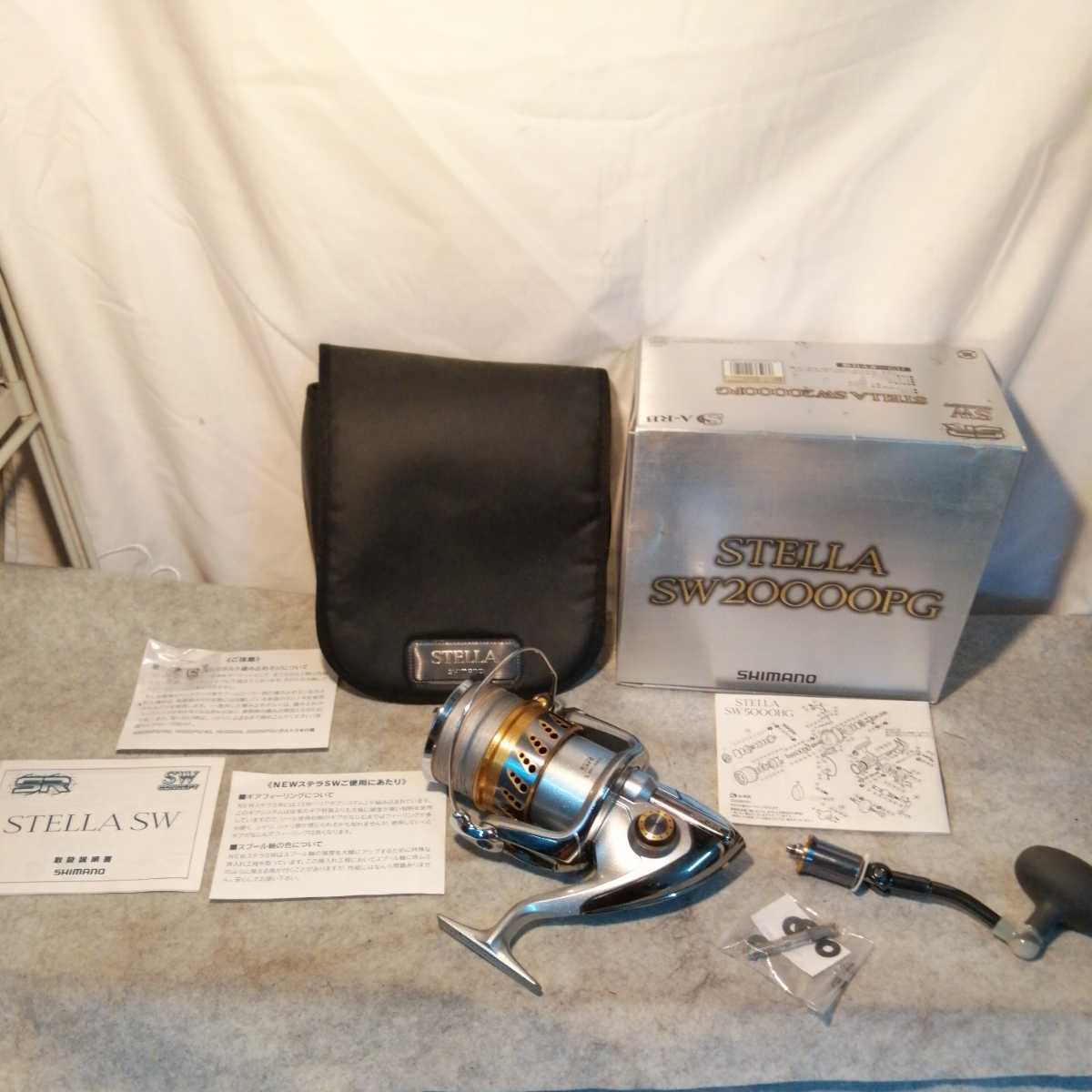 Aucru Com Stella ステラ Sw000pg Shimano シマノ マグロ スピニングリール Japan ケース 箱入り 取扱説明書付き Aucru Com Stella ステラ Sw000pg Shimano シマノ マグロ スピニングリール Japan ケース 箱入り 取扱説明書付き