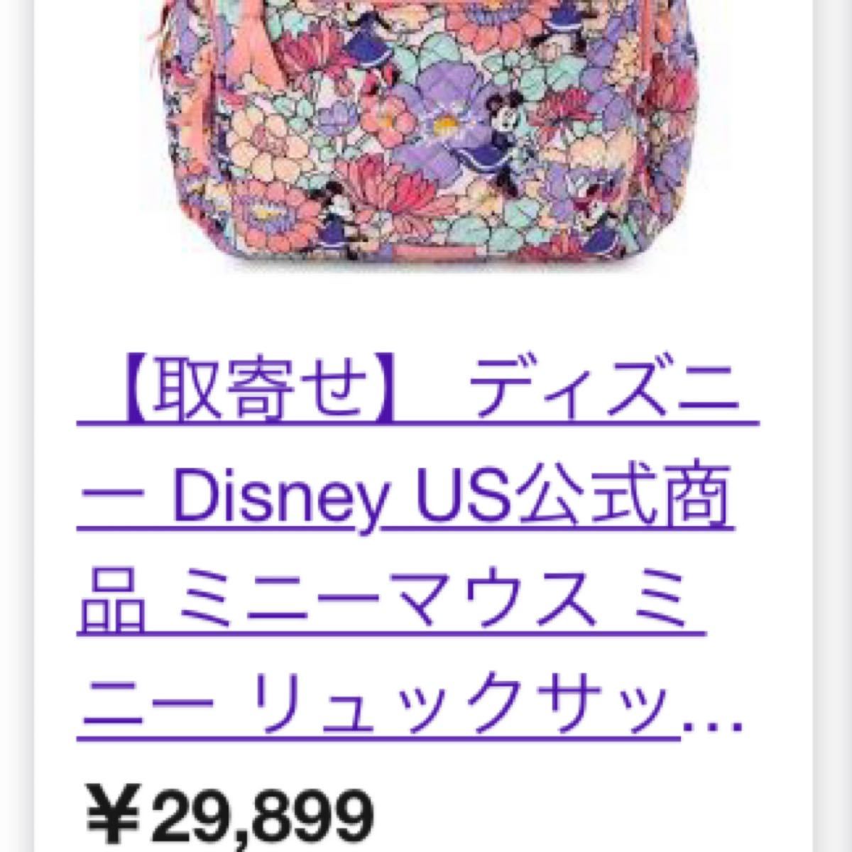 激レア　ディズニー Disney US公式商品 ミニーマウス ミニー 