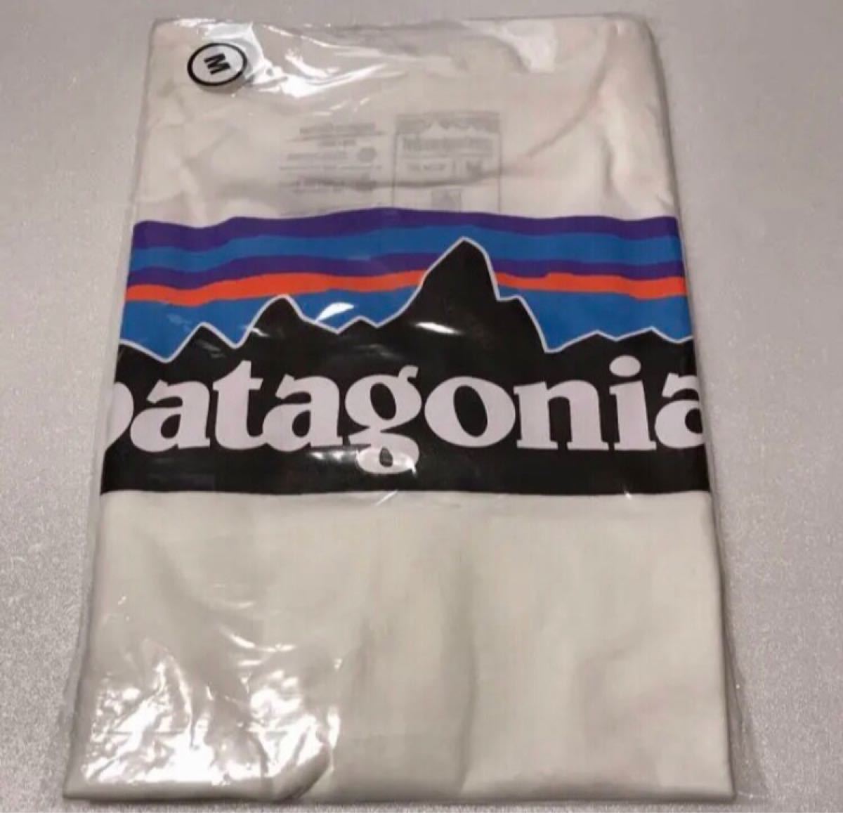 新品 patagonia パタゴニア 半袖Tシャツ P-6LOGO ホワイト M