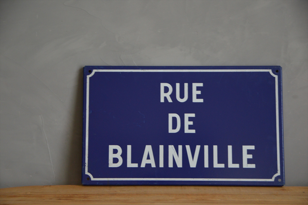 ヤフオク! - フランスアンティーク ブリキ製の壁掛けサインa/...