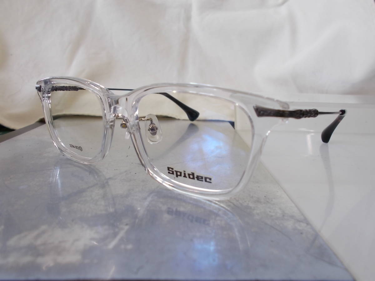 Spidec スパイデック お洒落な セルメタルコンビ 眼鏡フレーム SD94-003-c3 トライバルデザイン_画像3