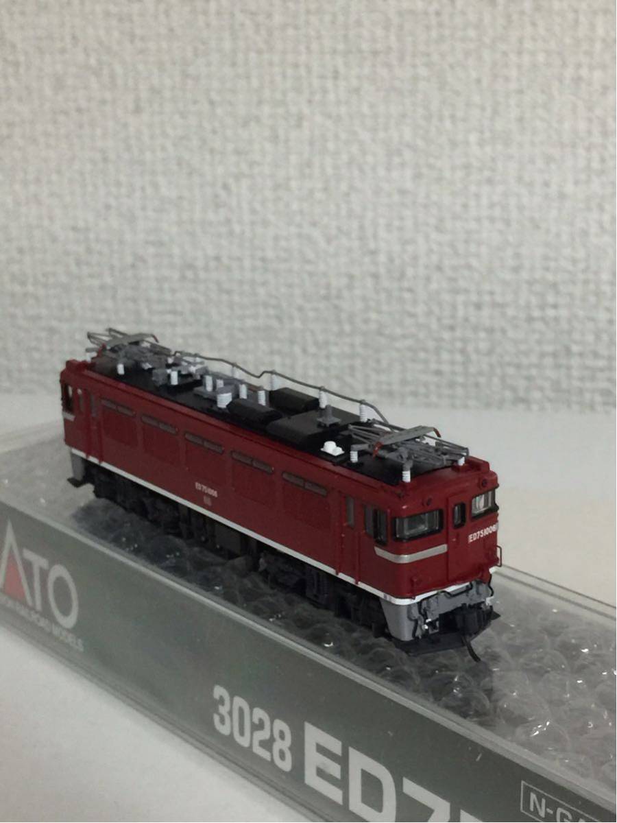 KATO 3028加工品 ED75-1006号機 JR貨物更新色_画像4