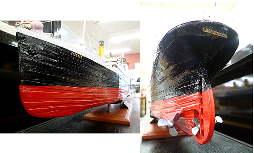 苫小牧市内近郊限定【模型 1/240 タイタニック号】ガラスケース 苫小牧市内近郊限定【模型 1/240 タイタニック号】ガラスケース