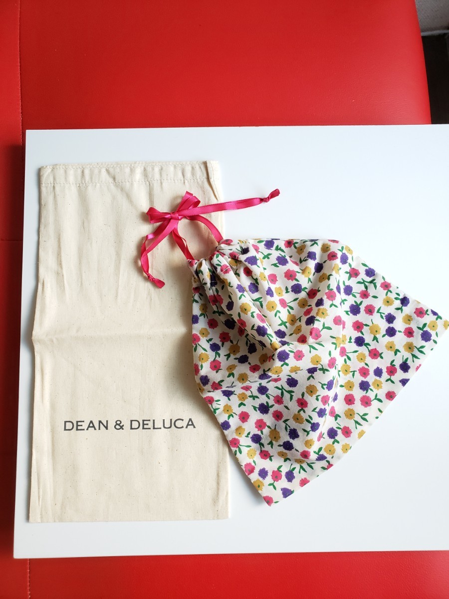 DEAN&DELUCA(ディーンアンドデルーカ) 布袋、JILLSTUART(ジルスチュアート)巾着 ピンク リボン 花柄 お弁当