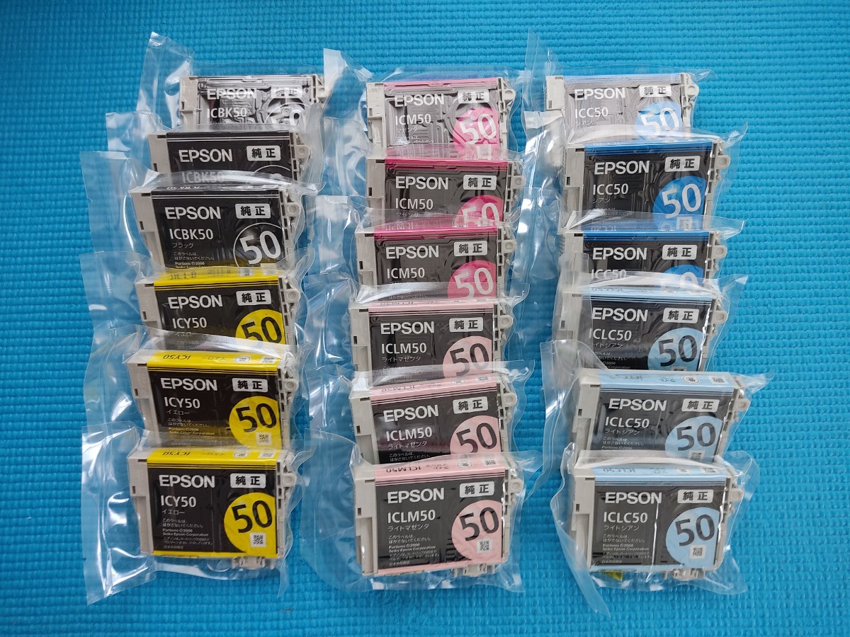 エプソン純正インク 50 6色×3 PCサプライ、アクセサリー インク