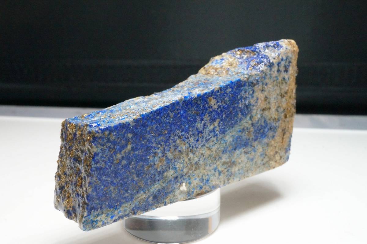 フェルメール ブルー30年前の在庫なので上質!藍色が綺麗な上質アフガニスタン産ラピスラズリ/ラピス/ウルトラマリンブルー原石/631ct_画像2