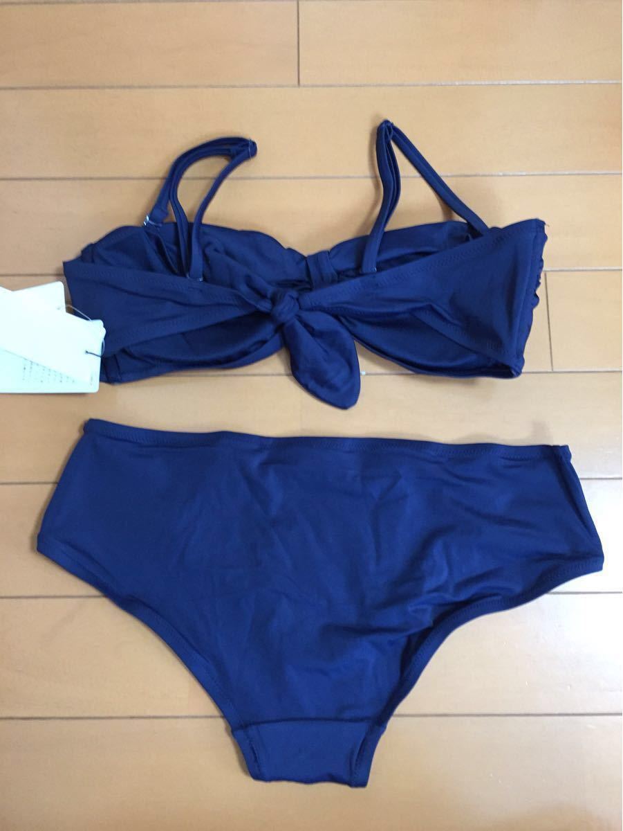新品ユニクロ 水着 ビキニ スイムバンドゥブラ チューブトップ