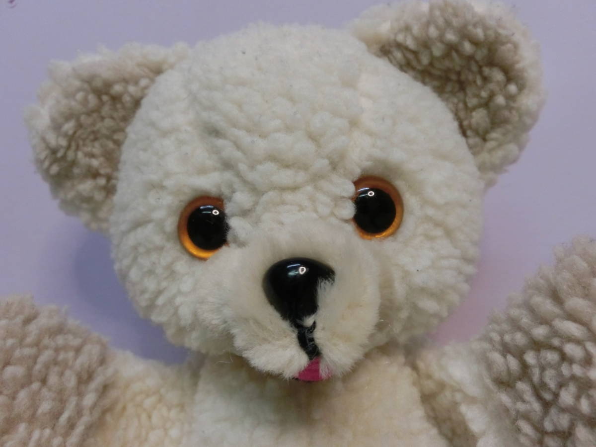  Fafa snagru Bear * Vintage soft toy hand puppet doll 25cm teddy bear ..1986 year *stuffed Plush FaFa Snuggle Bear