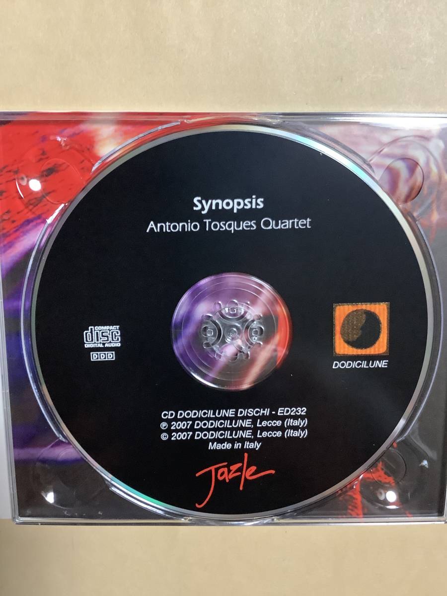 送料無料 ANTONIO TOSQUES QUARTET「Synopsis」輸入盤 デジパック仕様