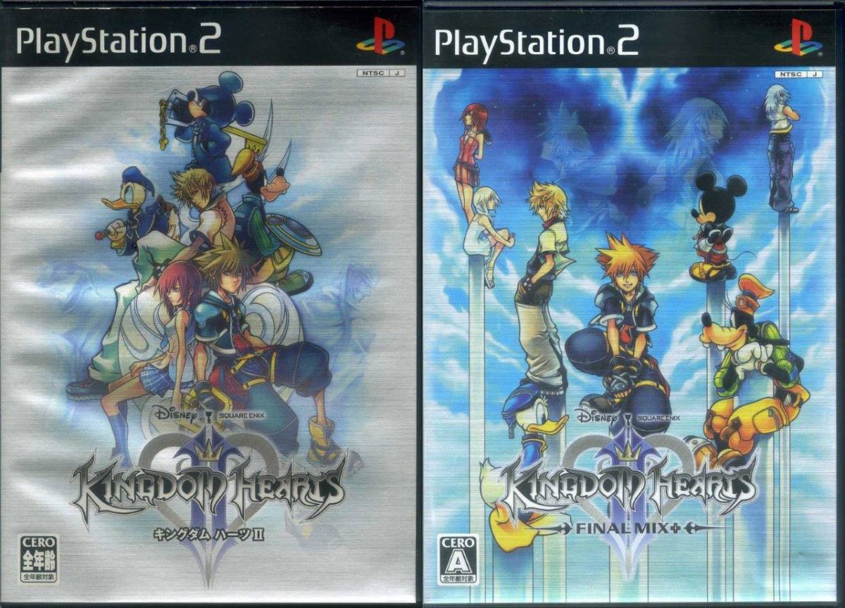 ［PS2］ キングダム ハーツ 2 / KINGDOM HEARTS Ⅱ & Ⅱ FINAL MIX 　(プレステ2ソフト) SQUARE ENIX / Walt Disney　送料185円_画像1