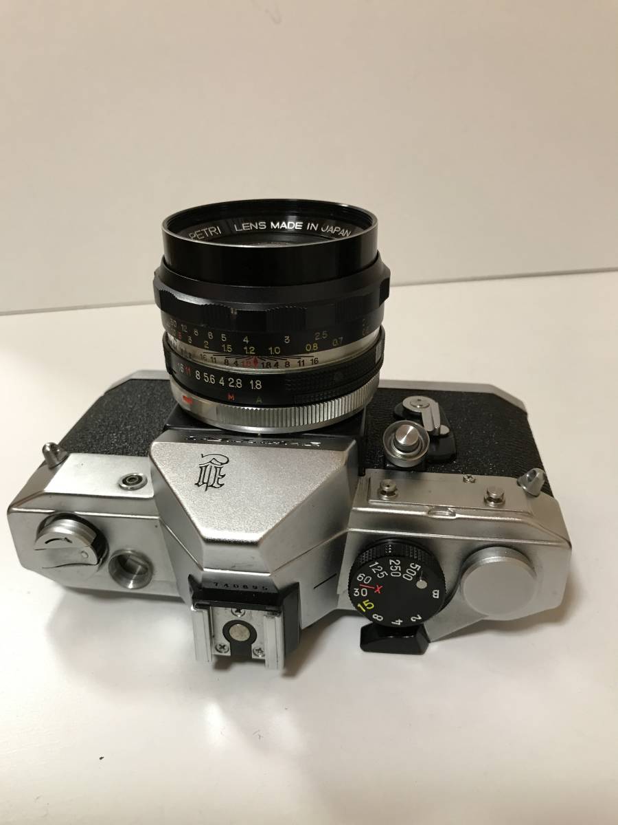 PETRI VERSATILE SLR MADE IN JAPAN 55mm f1・8 ケース付_画像3