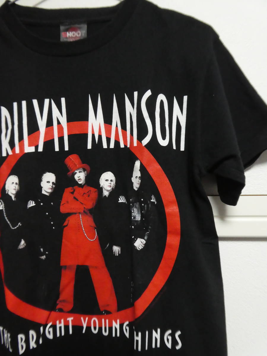 希少 00s マリリンマンソン Marilyn Manson ビンテージバンドTシャツ S