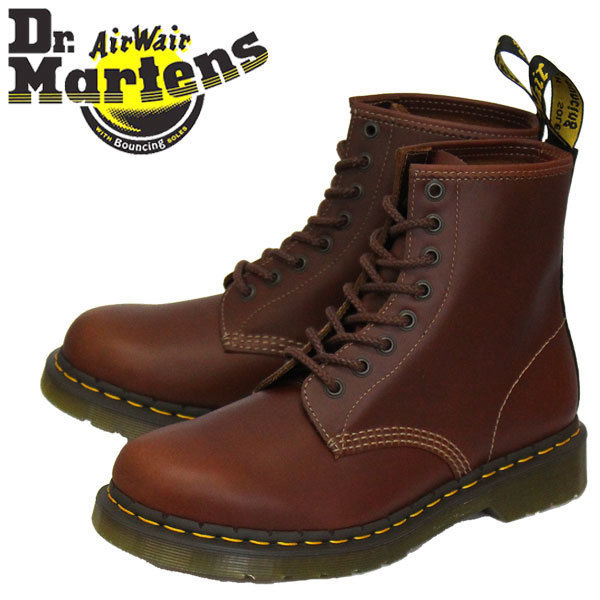 【まとめ買い】 正規 Dr.Martens (ドクターマーチン) 26906201 1460 8EYE レザーブーツ BROWN x BLACK UK6-約25.0cm UK6