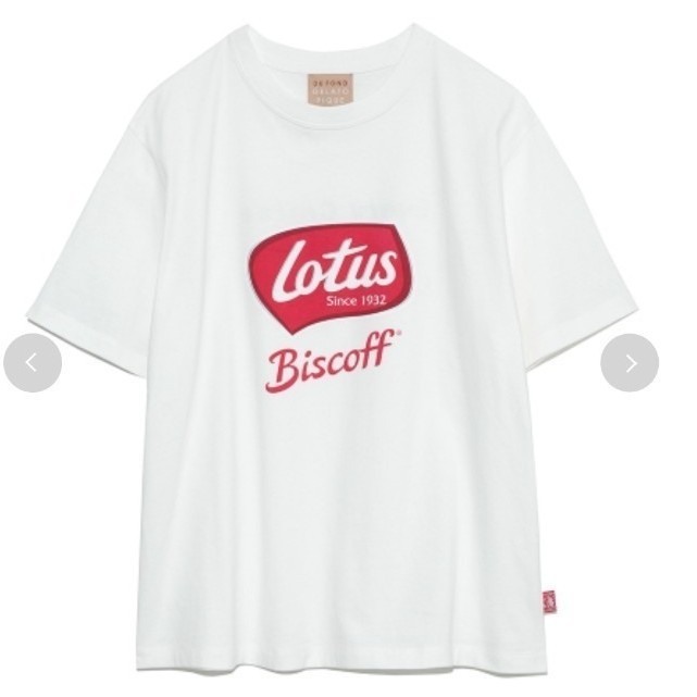 ジェラートピケ　ロータスコラボ　Lautus　お菓子　パジャマ　ルームウェア　セットアップ　ワンポイントTシャツ